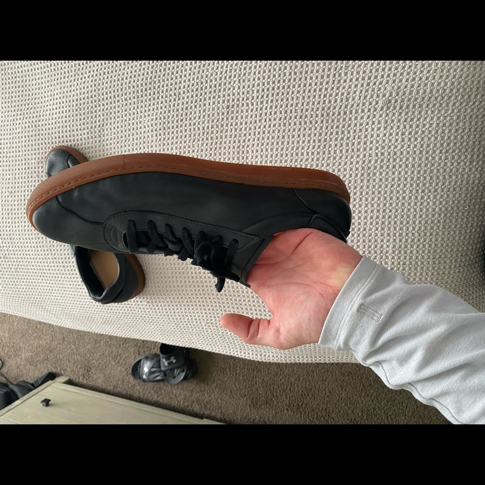 Aquatalia black sneakers